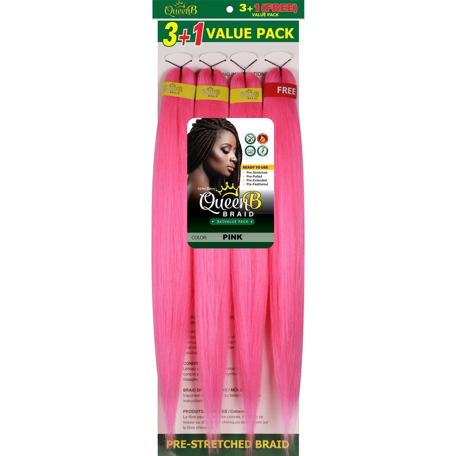 Queen B Pre-Stretched Value Pack Queen B Pre-Stretched Value Pack