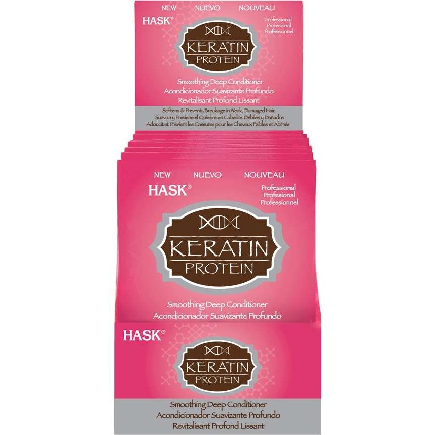 Hask Moisturizing Deep Conditioner Pack Keratin 12-Piece Display Hask Moisturizing Deep Conditioner Pack Keratin 12-Piece Display