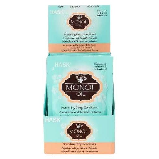 Hask Moisturizing Deep Conditioner Pack Monoi Coco 12-Piece Display Hask Moisturizing Deep Conditioner Pack Monoi Coco 12-Piece Display