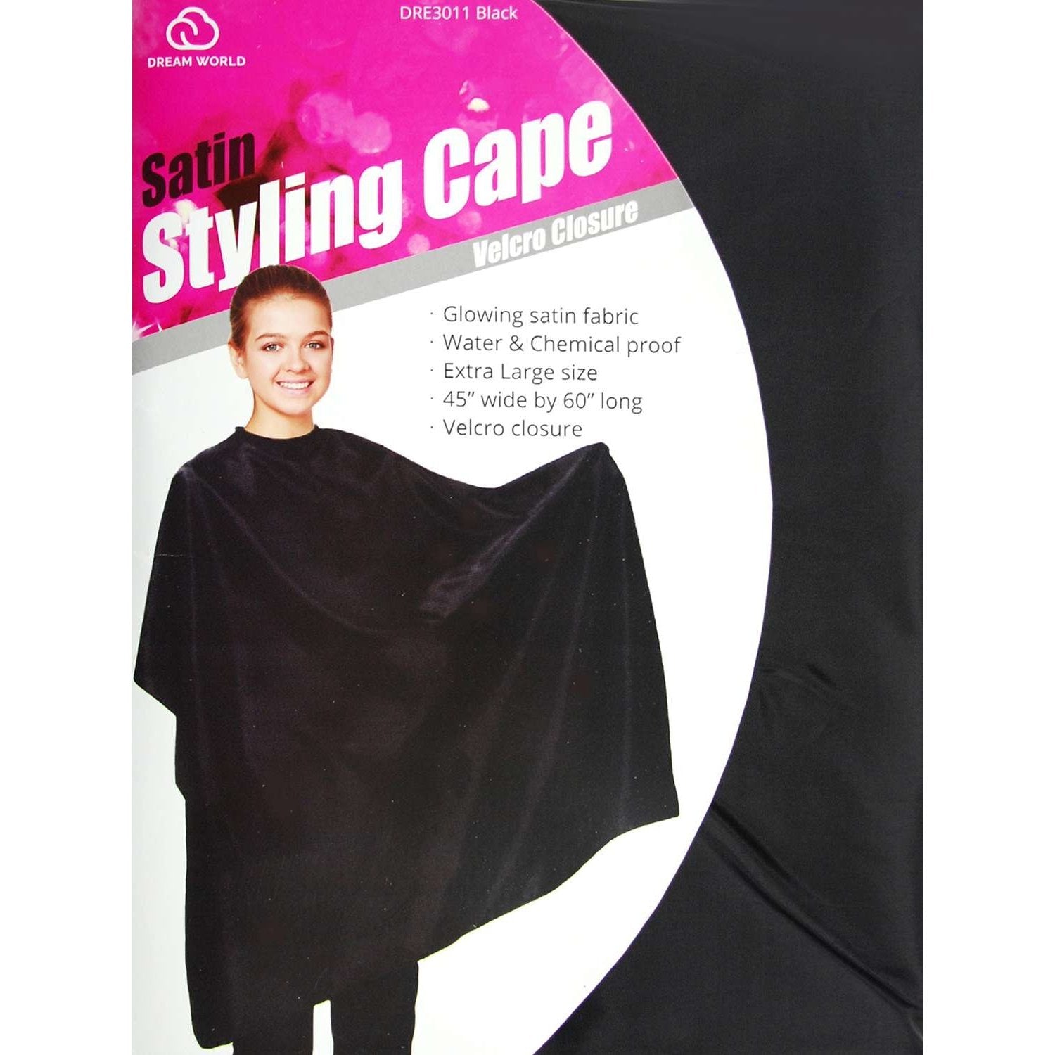 Dream Salon Wear -Styling Cape Satin Dream Salon Wear -Styling Cape Satin
