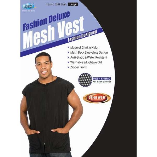 Dream Salon Wear -Mesh Vest Black Dream Salon Wear -Mesh Vest Black