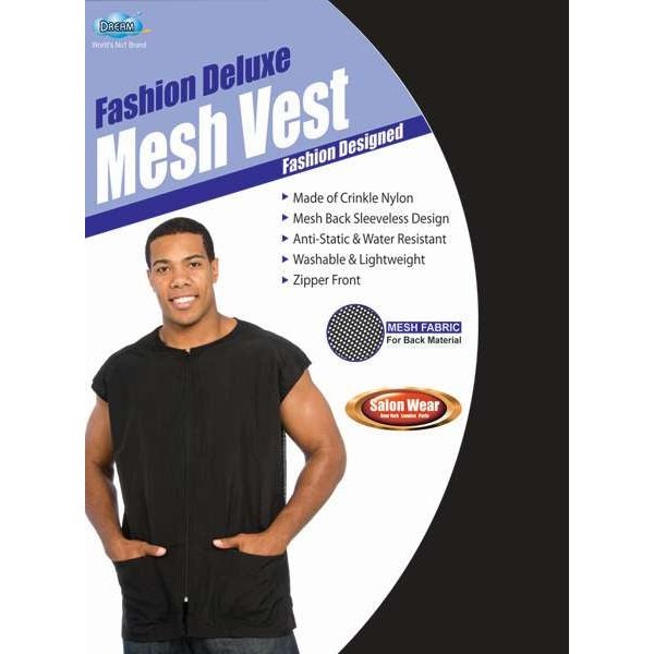 Dream Salon Wear -Mesh Vest Black Dream Salon Wear -Mesh Vest Black
