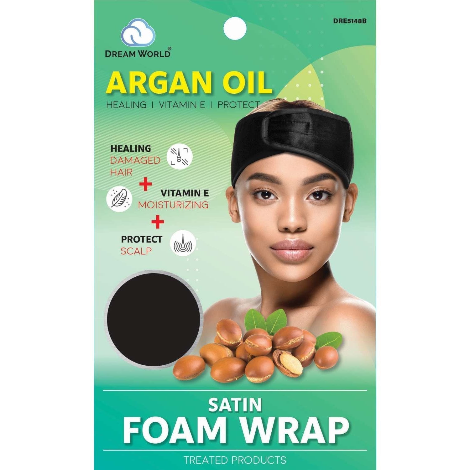 Dream Argan Oil Satin Foam Wrap Velcro Dream Argan Oil Satin Foam Wrap Velcro