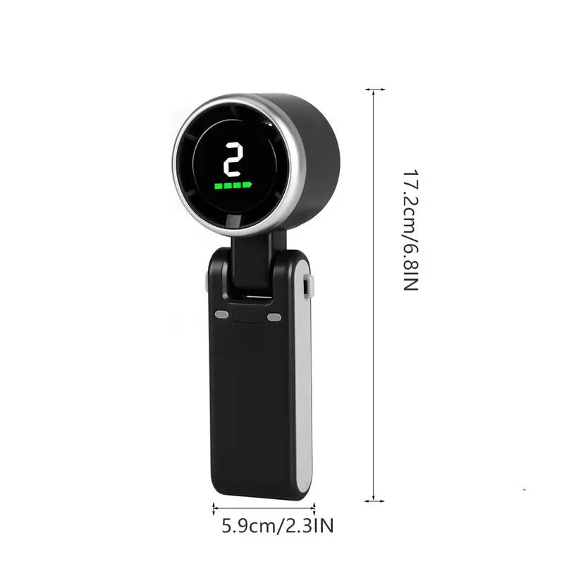 Portable Handheld Turbo Fan, 5 Gear Wind,4000Mah Battery Operated, up to 10 Working Hours, 3 in 1 Hand Fan Rechargeable with Air Turbo Tech Cooling Fan for Outdoor Activities, Travel, Working Fathersdaygift Portable Handheld Turbo Fan, 5 Gear Wind,4000Mah Battery Operated, up to 10 Working Hours, 3 in 1 Hand Fan Rechargeable with Air Turbo Tech Cooling Fan for Outdoor Activities, Travel, Working Fathersdaygift