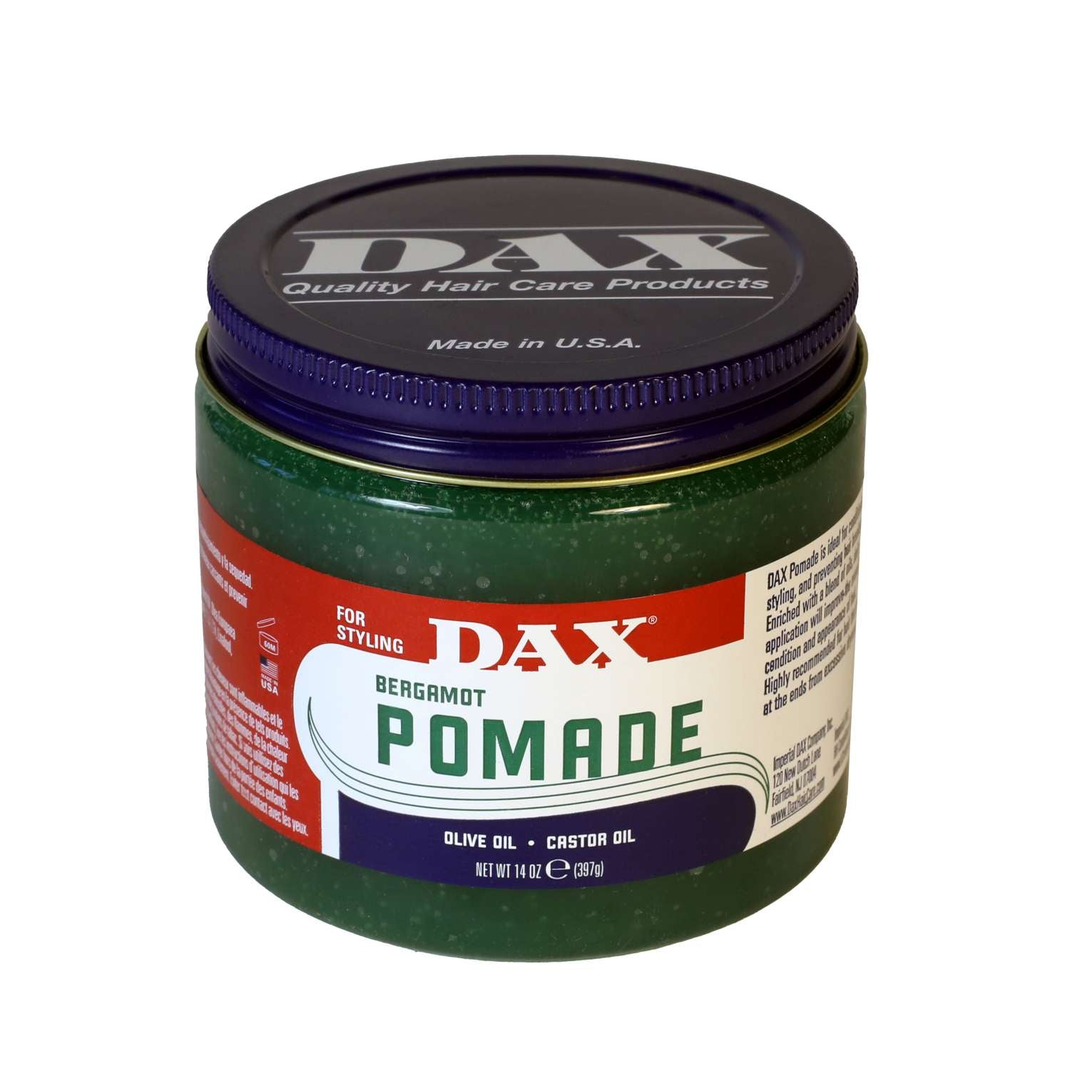 Dax Pomade Vegetable Oil Dax Pomade Vegetable Oil