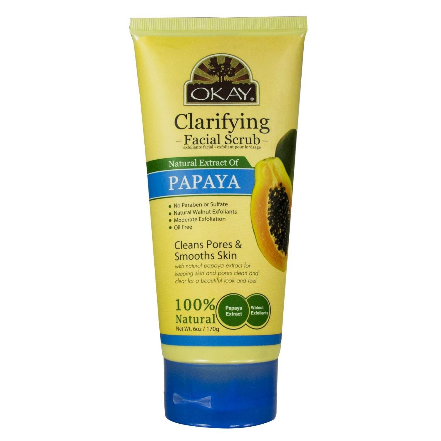 Okay Facial Scrub Papaya Okay Facial Scrub Papaya