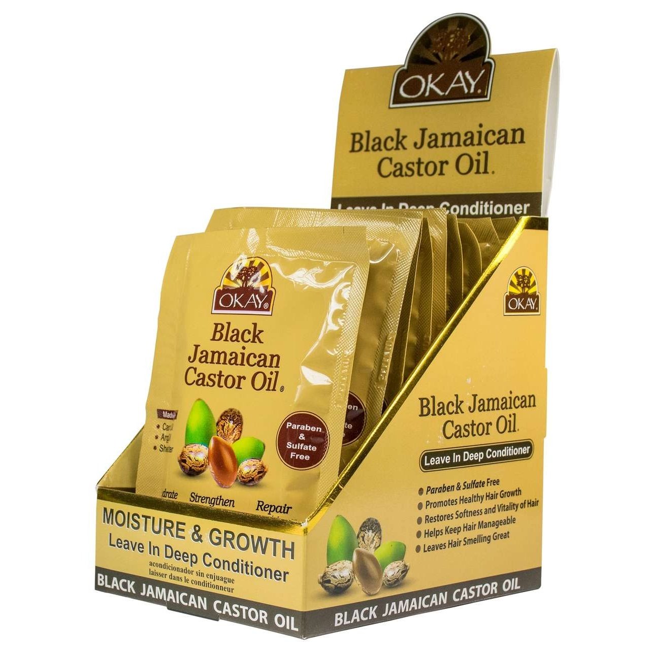 Okay Black Jamaican Castor Oil Moisturizing Growth Leave In Conditioner Okay Black Jamaican Castor Oil Moisturizing Growth Leave In Conditioner