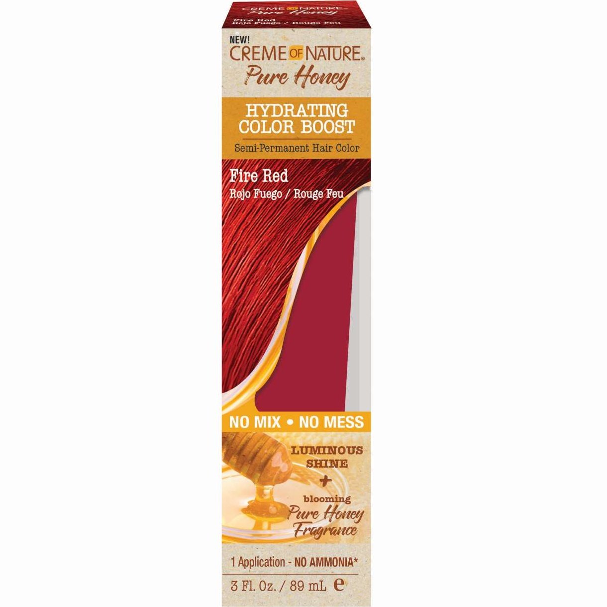 Creme Of Nature Pure Honey Semi Perm Fire Red Creme Of Nature Pure Honey Semi Perm Fire Red