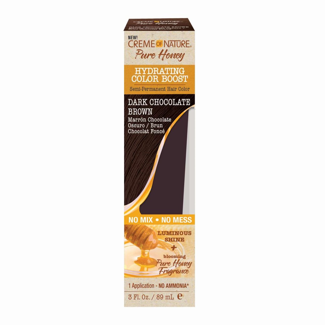 Creme Of Nature Pure Honey Semi Perm Dark Choc Brown Creme Of Nature Pure Honey Semi Perm Dark Choc Brown