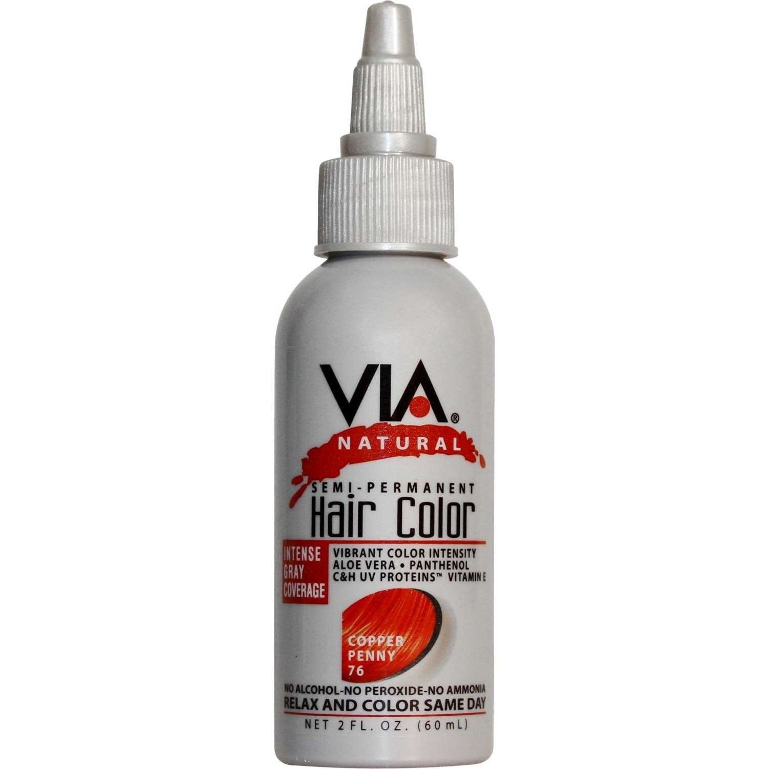 Via Natural Hair Color 076 Copper Penny Via Natural Hair Color 076 Copper Penny