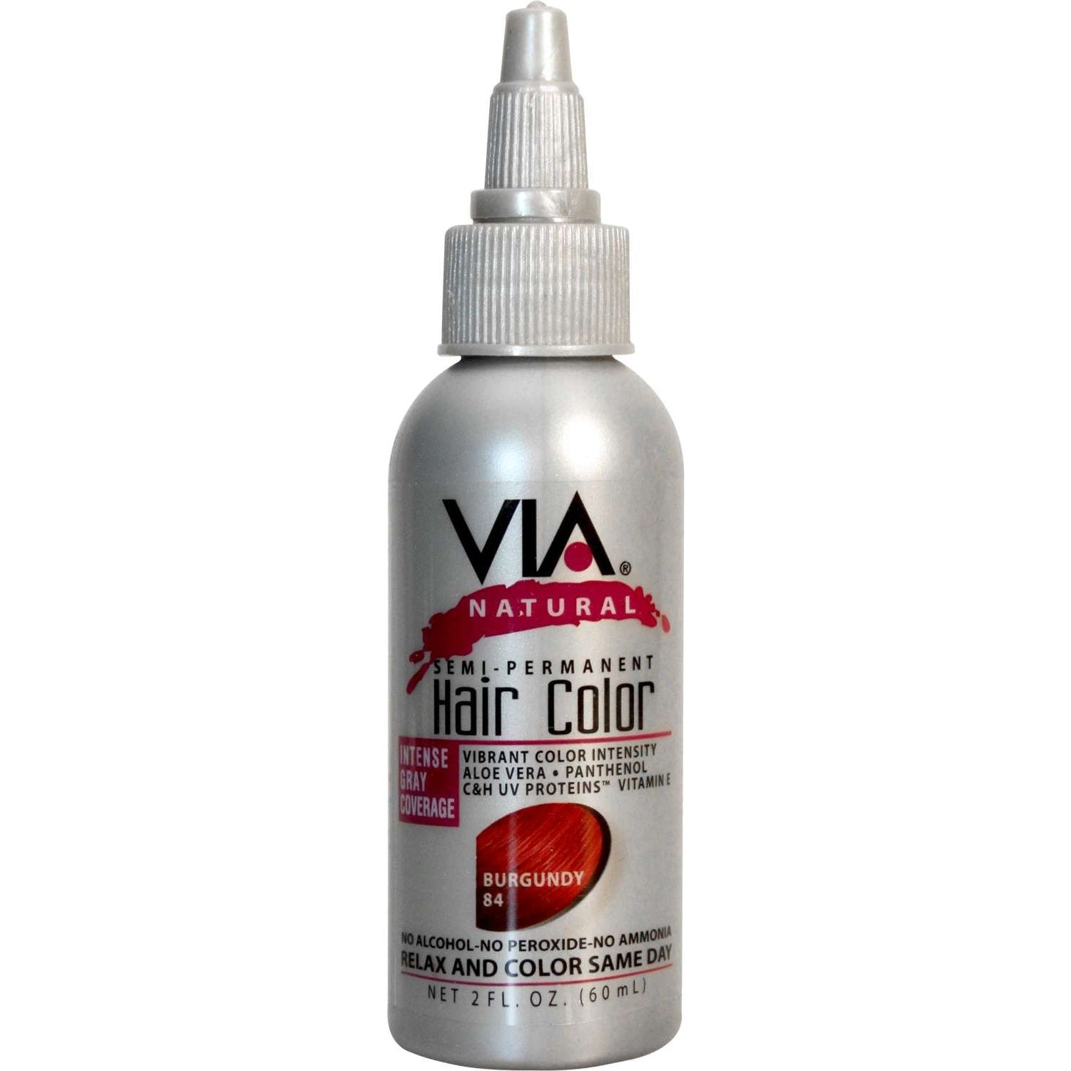 Via Natural Hair Color 084 Burgundy Via Natural Hair Color 084 Burgundy