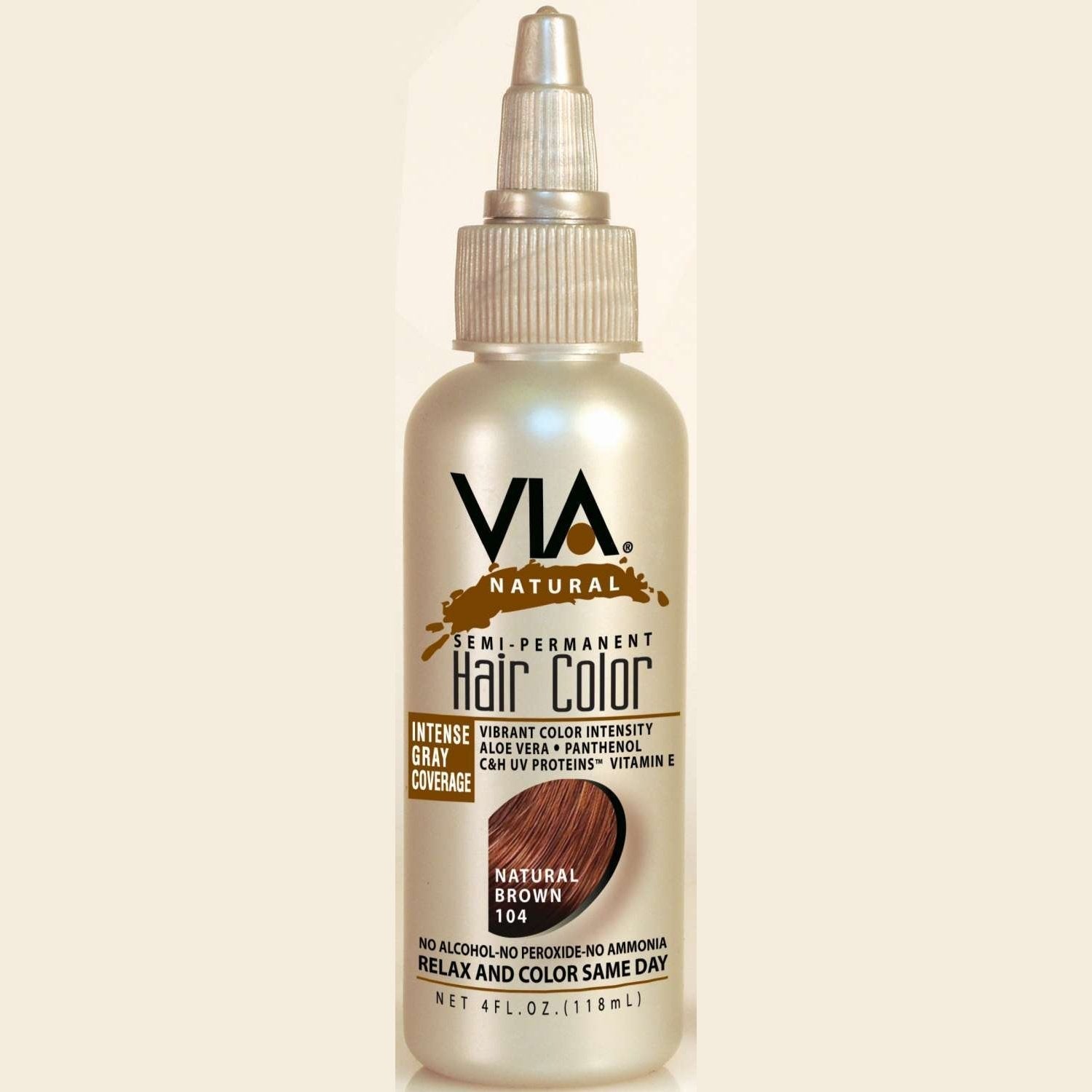 Via Natural Hair Color 104 Natural Brown Via Natural Hair Color 104 Natural Brown