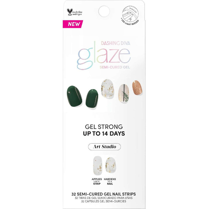 Dashing Diva Glaze Art Abstract Ivy