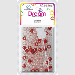 Chloe Bead 2100 Round Glitter Red